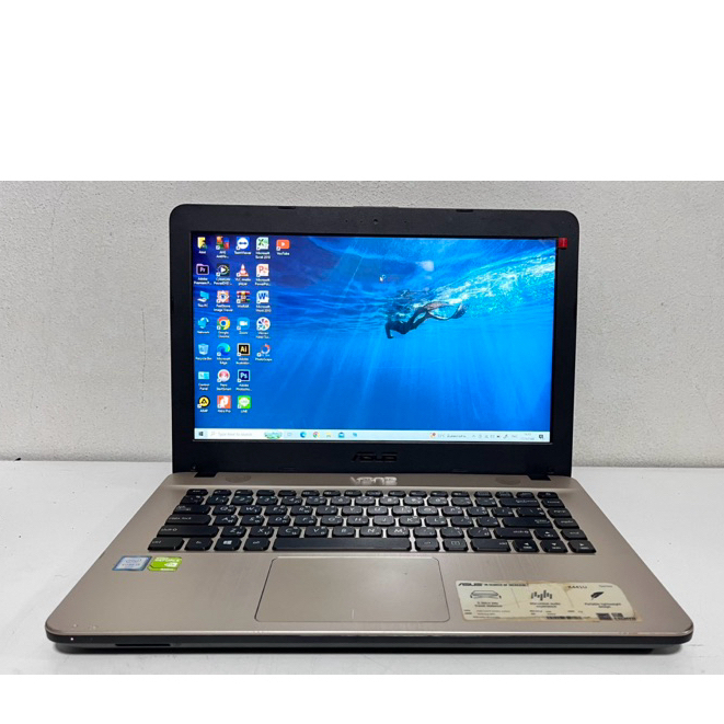 Asus K441U โน๊ตบุ๊ค Notebook มือสอง สภาพสวย  Core i3 Gen 6 Ram 4G การ์ดจอแยก SSD128G จอ 14 นิ้ว ฟรีเ