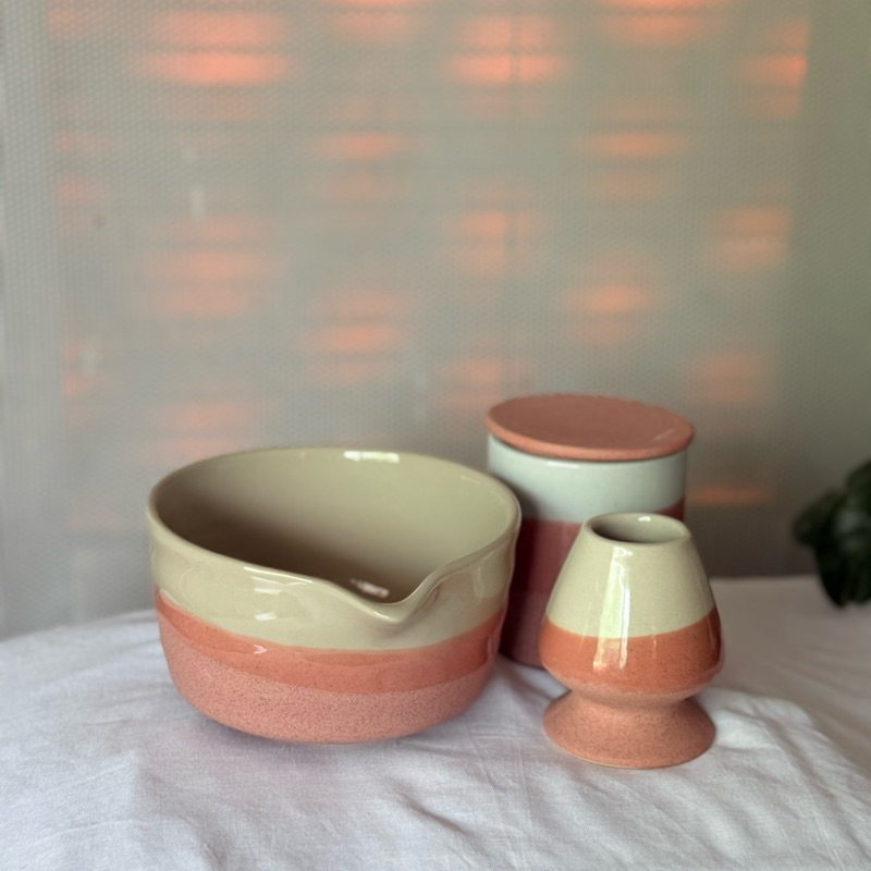 ถ้วยมัทฉะเซรามิก : สำหรับชงมัทฉะ กว้าง 5 นิ้ว