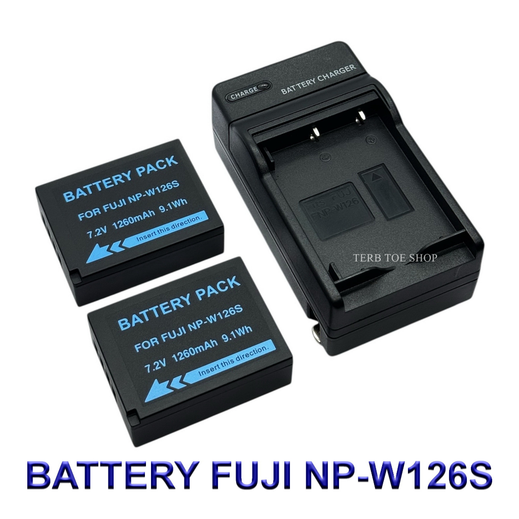 NP-W126 / W126 / W126S Battery and Charger For Fujifilm X100F,XA10,XA7,XA5,XA3,XA2,XA1,XE2,XE2S,X-Pro1,X-Pro2,X-Pro3,XT1