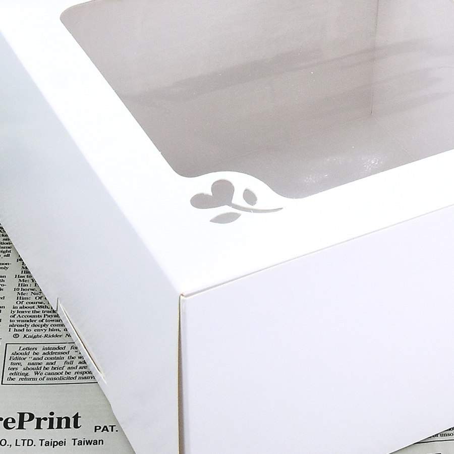 Idopackage- (WB15) กล่องเค้ก 1 ปอนด์ทรงสูง ฟู้ดเกรด สีขาว ขนาด  20 x 20 x 12 cm.  10 ใบ/แพ็ค - รูปที่ 2