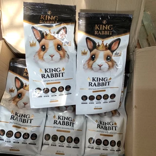 KingRabbit Official อาหารกระต่าย พรีเมียม สูตรบำรุงขน ระบบย่อยอาหารขนาด 800 กรัม