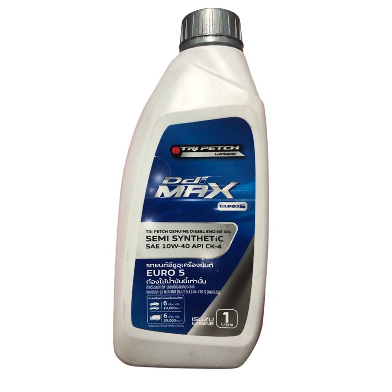 น้ำมันเครื่องยนต์ดีเซล สำหรับเครื่อง EURO 5 SEMI SYNTHETIC SAE 10W-40 API CK-4