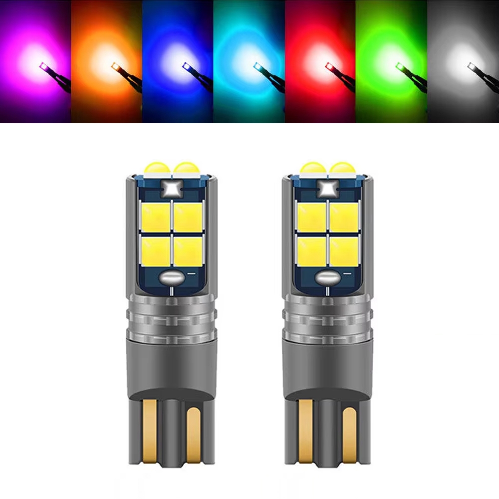 ⚡ประเทศไทย 24 ชั่วโมง⚡หลอดไฟ LED T10 10SMD (1 ชิ้น) รุ่นใหม่ สว่างกว่าปกติ ใช้เป็นไฟหรี่/ไฟเลี้ยว