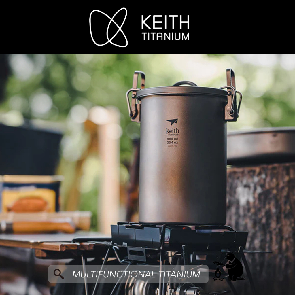 หม้อหุงข้าวไทเทเนียม Multifunctional Titanium Cooker - Keith Titanium