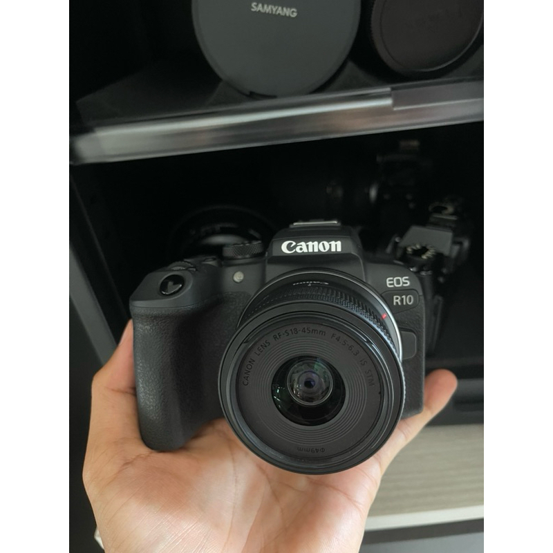 กล้องCanon EOS R10+เลนส์ 18-45mm Lens สภาพ 99%สวยใหม่ ไม่มีกล่อง ขายต่อมือ#กล้องมือสอง#canon#canon e