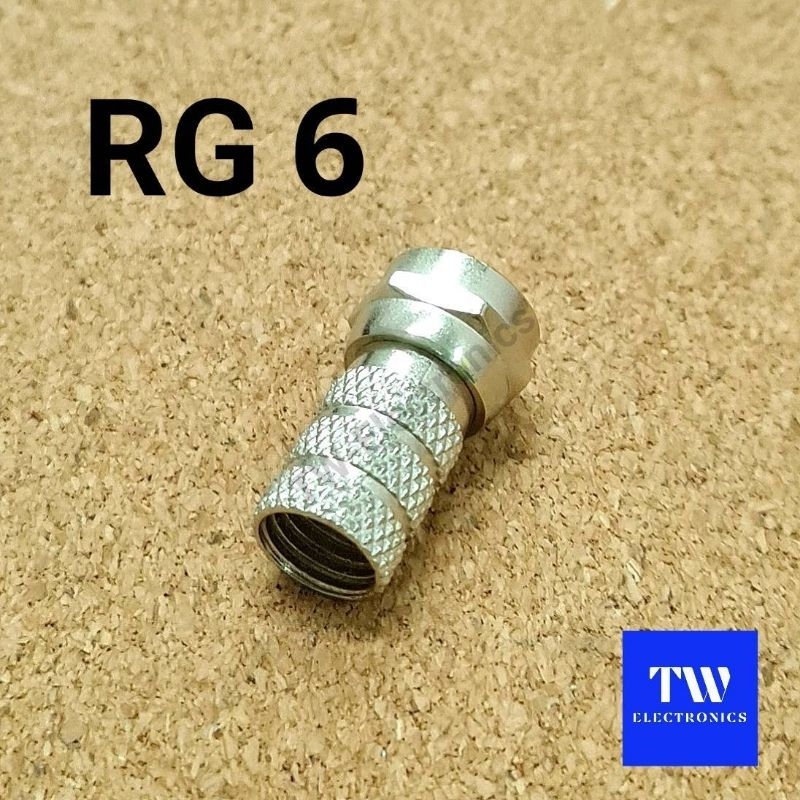 F-TYPE RG6เกลียวใน รูปที่ 2