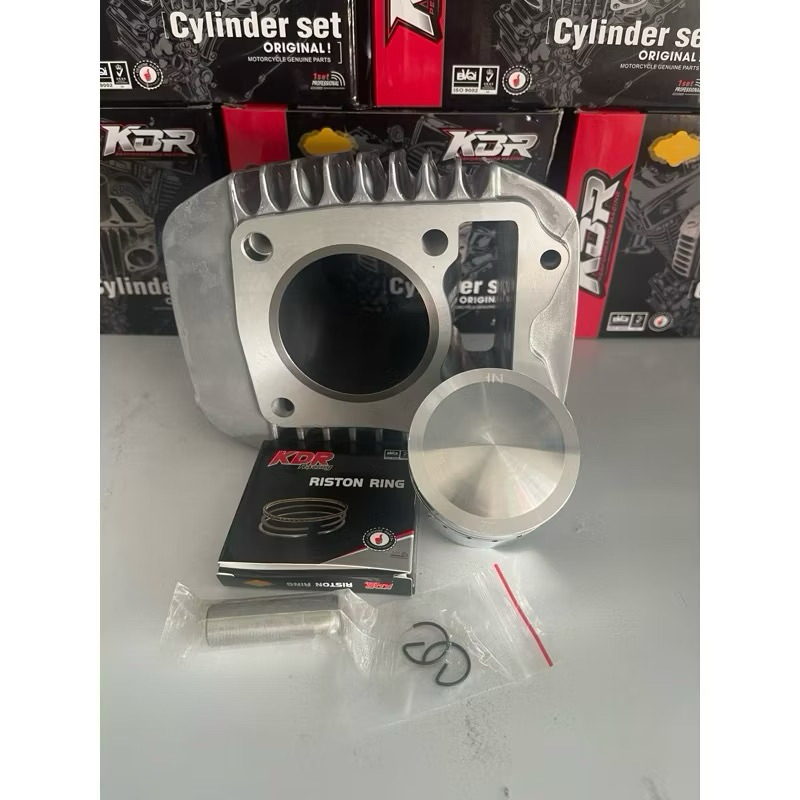 เสื้อสูบ Msx 125/ w125iปลาวาฬ  ขนาด 56 57mm พร้อมลูกสูบหัวเรียบและหัวนูน - รูปที่ 5