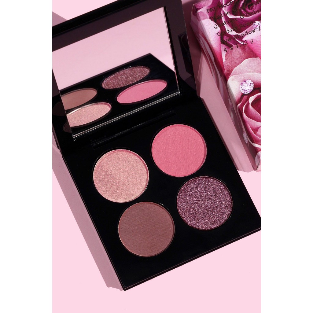 pat mcgrath labs divine rose luxe quad: eternal eden eyeshadow palette