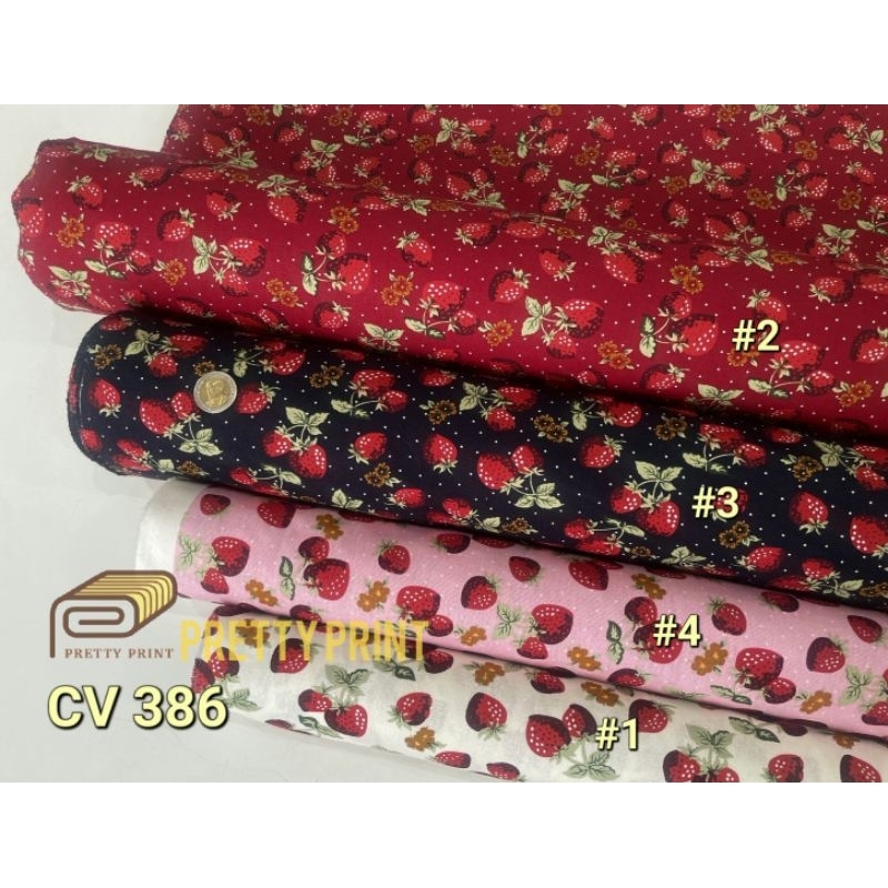 แคนวาส8ออนซ์พิมพ์ลาย CV 386 (ขายเป็นหลา)