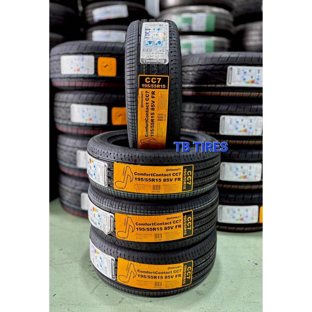 ยางรถยนต์ 195/55R15 85V FR FR ComfortContact CC7 // Continental (ยางใหม่ปี 2025)