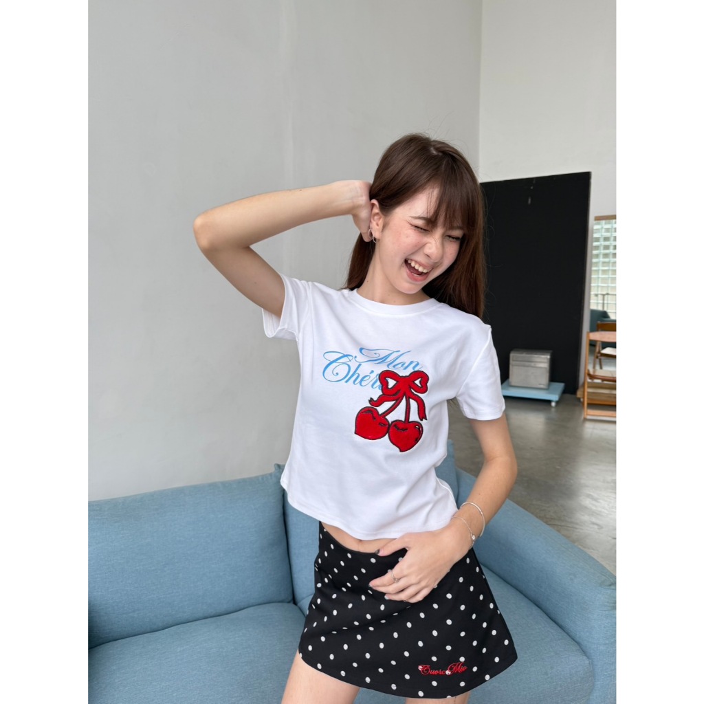 Sunny Baby Tee งานสกรีน+งานปัก ดีเทลน่ารักมากๆ ผ้าเนื้อนุ่ม - รูปที่ 2