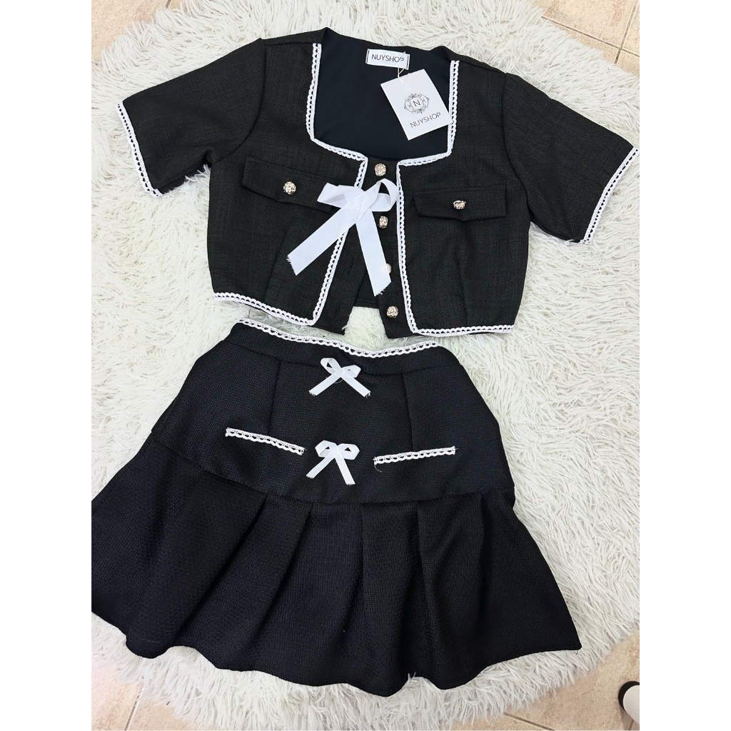 [ป้าย NUYSHOP] ชุดเซต สไตล์ลูกคุณ มือ 1 ป้ายห้อย สไตล์เกาหลี [ของใหม่100%]