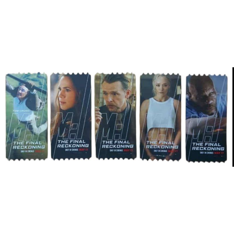 ตั๋ววิบวับ ตั๋วสะสม Mission Impossible 8 Final Reckoning Collectible Ticket SF+ SF Cinema มิชชั่น อิ