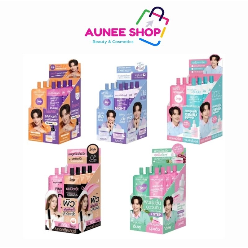 ส่งฟรี/มีไลฟ์  (ยกกล่อง×6ซอง)โจจิ ซีเคร็ท ยัง ครีม 2 หัว Joji Secret Young Serum Cream Duo/For Men Bright & Oil