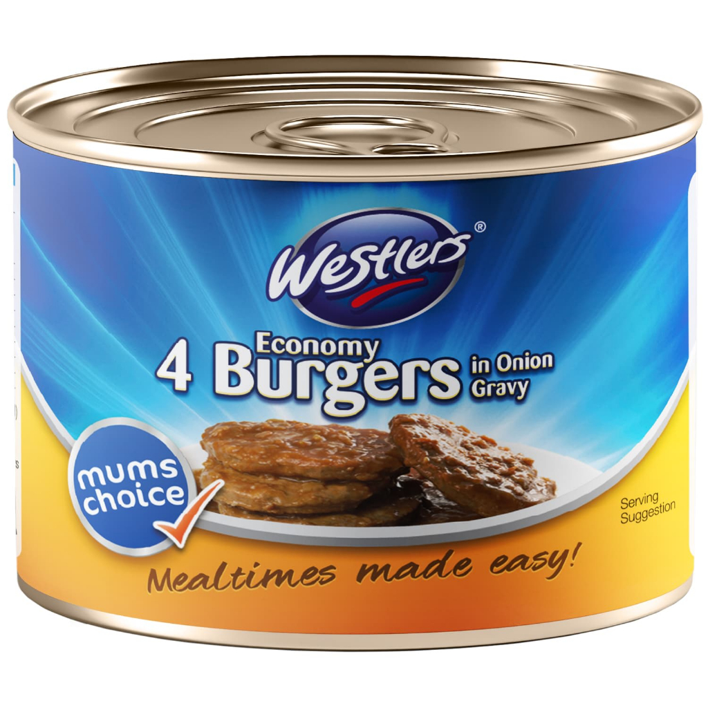 Burgers in onion gravy 425g - Westlers