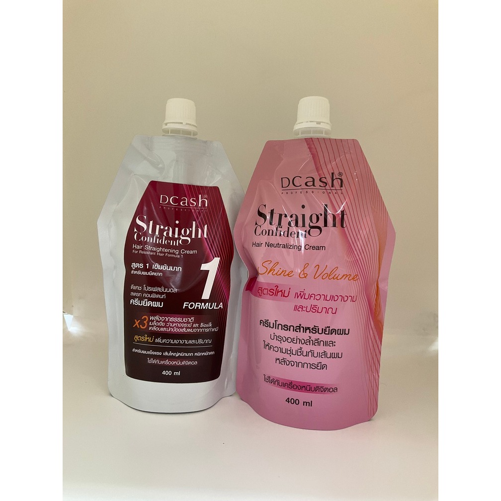 DCASH ดีแคช โปรเฟสชั่นนอล สเตรท คอนฟิเดนท์ ครีมยืดผม