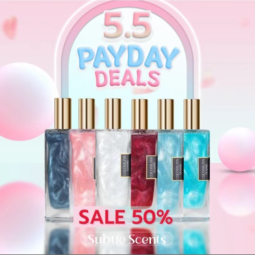 น้ำหอม Unisex กลิ่นหอม หรูหรา ติดทนนาน เขย่าก่อนฉีด 【มีจำนวนจำกัด】 Perfume โรลออน ผิว ดอกกุหลาบ