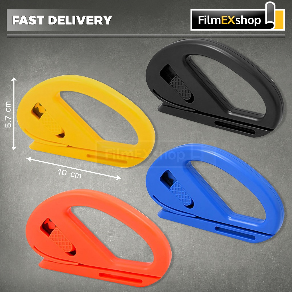 มีดตัดฟิล์ม มีดคัตเตอร์ มีดคัตเตอร์อเนกประสงค์ มีดเซฟตี้แบบโค้ง CUT7 Safety Knife