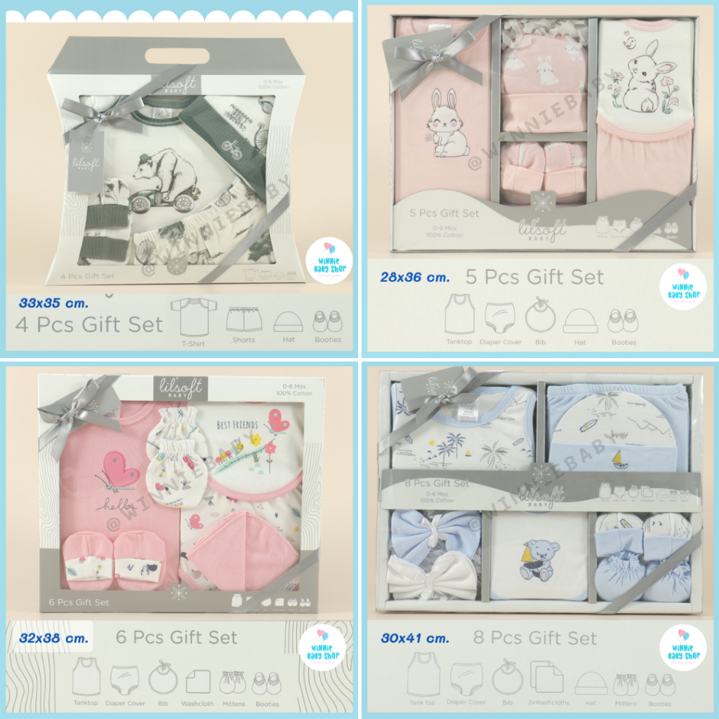 (ส่งด่วนได้ค่ะ) ชุดของขวัญเด็กแรกเกิด แบรนด์ Lilsoft และ Wonderchild ลายใหม่ล่าสุด!! ❤️ ฝากเขียนคำอวยพรได้ค่ะ ❤️