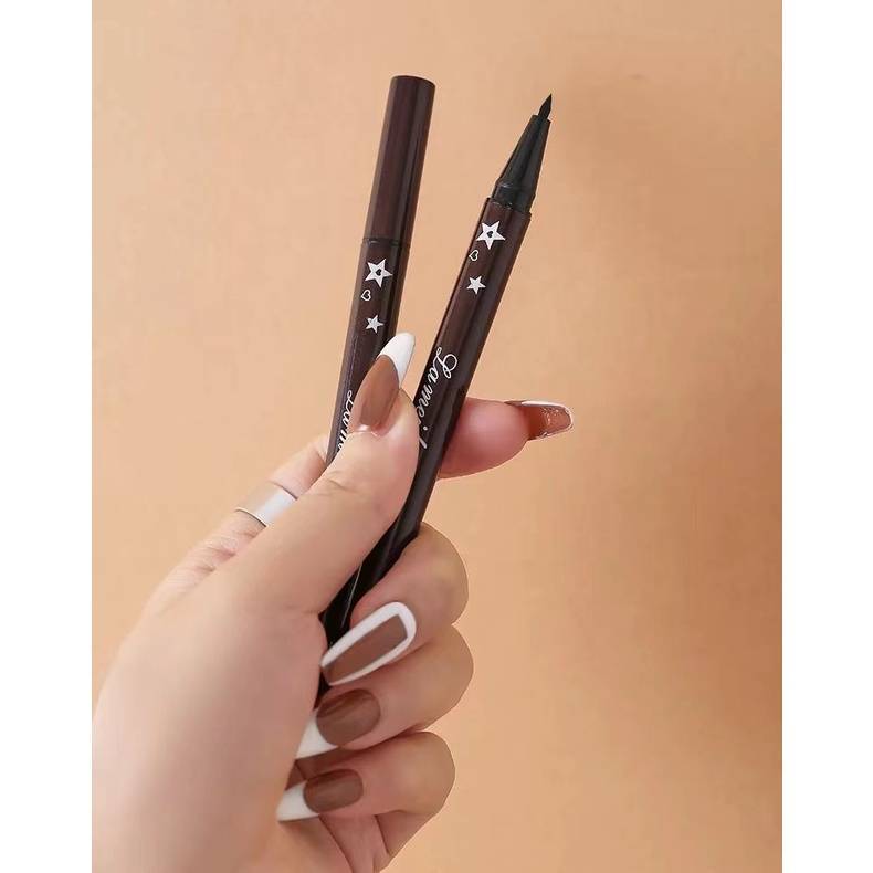 V.7 Bobeini อายไลเนอร์ สีดำ กันน้ำ สำหรับแต่งหน้า เขียนง่าย เส้นคมปากกาอายไลเนอร์ Eyeliner ดินสออายไ