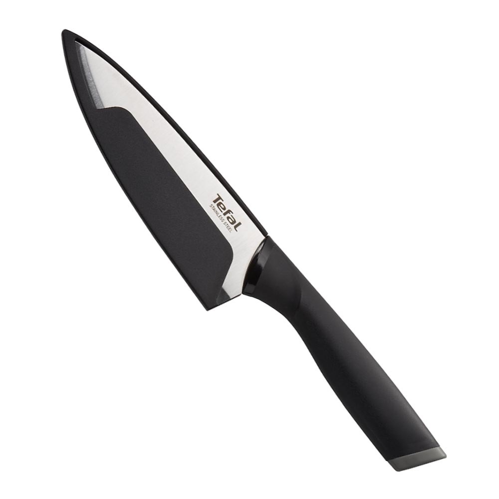 Tefal มีดสเตนเลสทำอาหาร พร้อมปลอกมีด Comfort Kitchen CW ขนาด 9,12,20 Cm