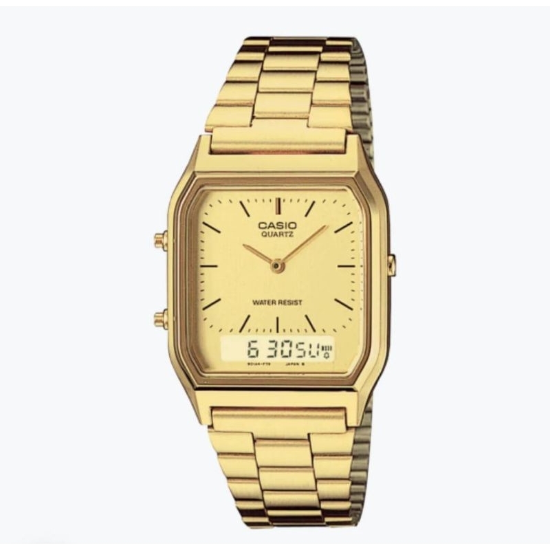 CASIO นาฬิกา วินเทจ AQ-230A-7DMQ,AQ-230GA-9B,AQ-230GA-9D, AQ-230A-7D,AQ-230A-2A2MQY ของแท้