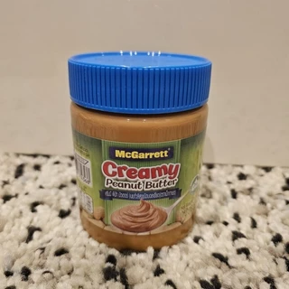 ครีมมี่ พีนัท บัตเตอร์ (เนยถั่วลิสงชนิดบดละเอียด) McGarrett​ Cream​y​ Peanut Butter​ 340g
