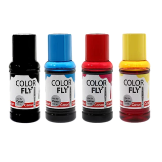 หมึกเติมปริ้นเตอร์ Color Fly สำหรับ Canon / Epson / Brother / HP ขวดเล็ก 100ml.