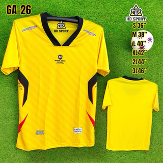 เสื้อกีฬาตัวใหม่ล่าสุด GA-26 เสื้อคอห้าเหลี่ยมทรงสวยพิมลาย ราคาถูก สินค้าพร้อมส่ง