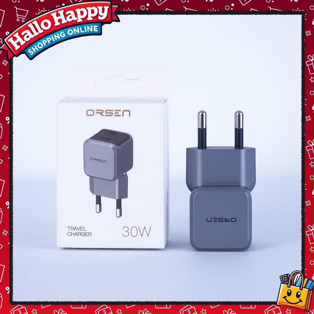 Orsen C33T GaN Charger 30W หัวชาร์จ PD Charge PPS Type C ชาร์จเร็ว adapter
