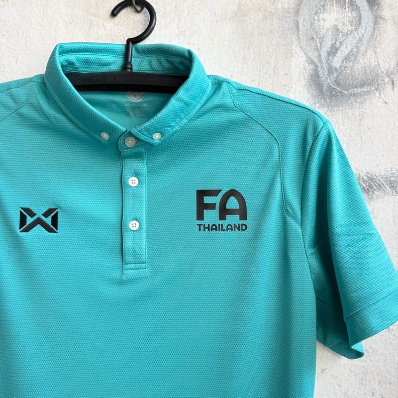 WARRIX เสื้อโปโลแขนสั้นวาริก แถมฟรี!!โลโก้ FA THAILAND WA-3315/3324