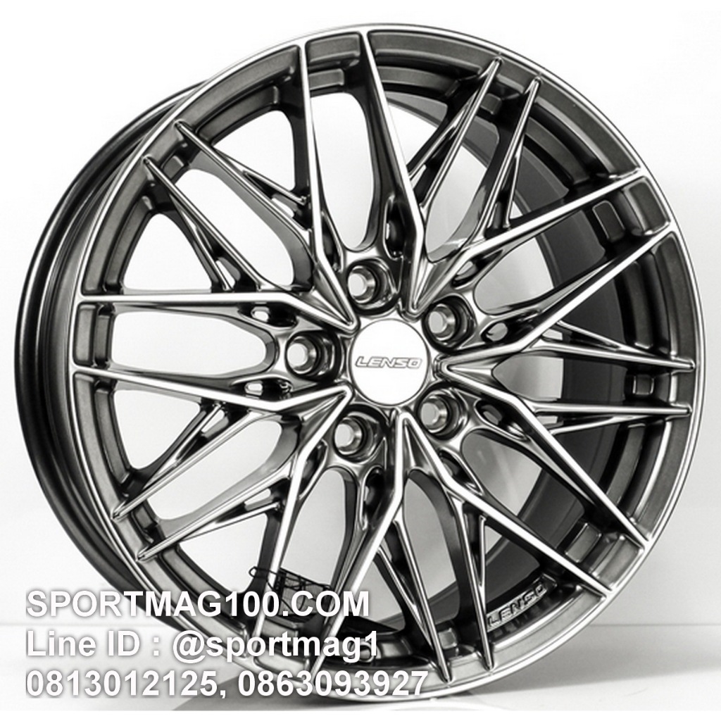 ล้อแม็กซ์ Lenso JAGER JAY YETI ขอบ17นิ้ว 5รู114 สีไฮเปอร์แบล็ค กว้าง7.5นิ้ว Offset35 [20908]