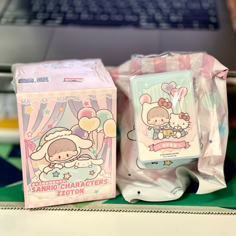 [พร้อมส่ง][เช็คการ์ด] FINDING UNICORN ZZOTON × Sanrio Characters Preparation Before Bedtime Series F