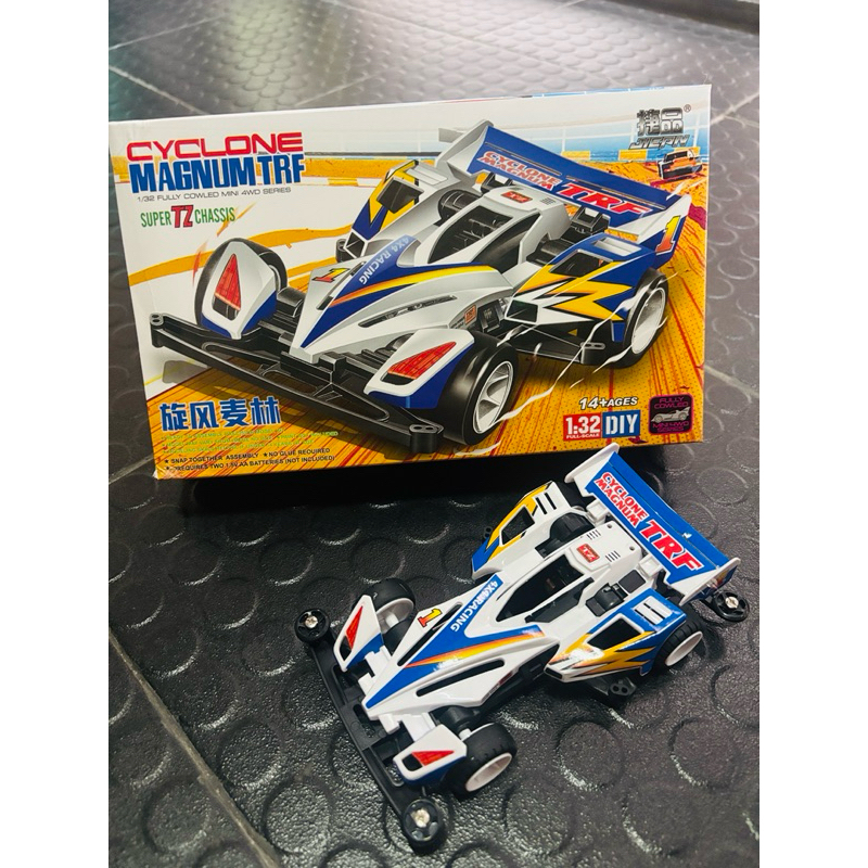 รถทามิย่า รถmini4wd รุ่น CYCLONE MAGNUM TRF MODEL JIEPIN&DD