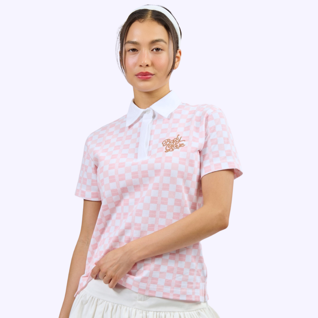 BODY GLOVE  Women's “GOLF & TENNIS" Polo Shirt- เสื้อโปโล ผู้หญิง สี Pink