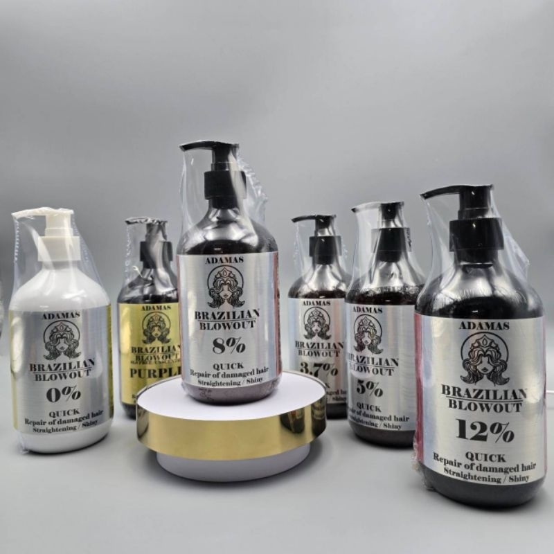 ADAMAS Brazilian Blowout Keratin เคลาตินผมตรงเคลาตินยืดผมรักษาผมช็อต