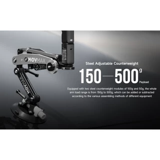 [กรุงเทพฯส่งด่วน] Movmax Blade Arm แขนจับกล้องกันสั่น สำหรับรถถ่ายภาพ ถ่ายวิดีโอนิ่ง ระดับมืออาชีพ