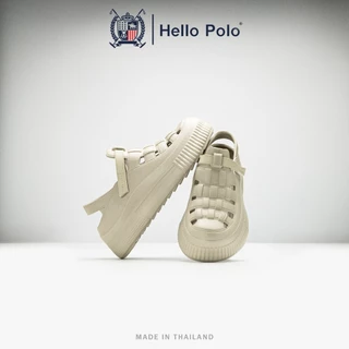 Hello Polo รองเท้าหัวโตผู้หญิง รองเท้าแตะผู้หญิงแฟชั่น พื้นหนานุ่ม แบบรัดส้น ลำลอง กันลื่น วัสดุEVA ส้นหนา 5.5 ซม HP8050