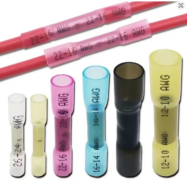 10ชิ้น สลิปหุ้มท่อหด กันน้ำ สลิปต่อสาย หุ้มท่อหด Heat Shrink Butt Terminals Waterproof