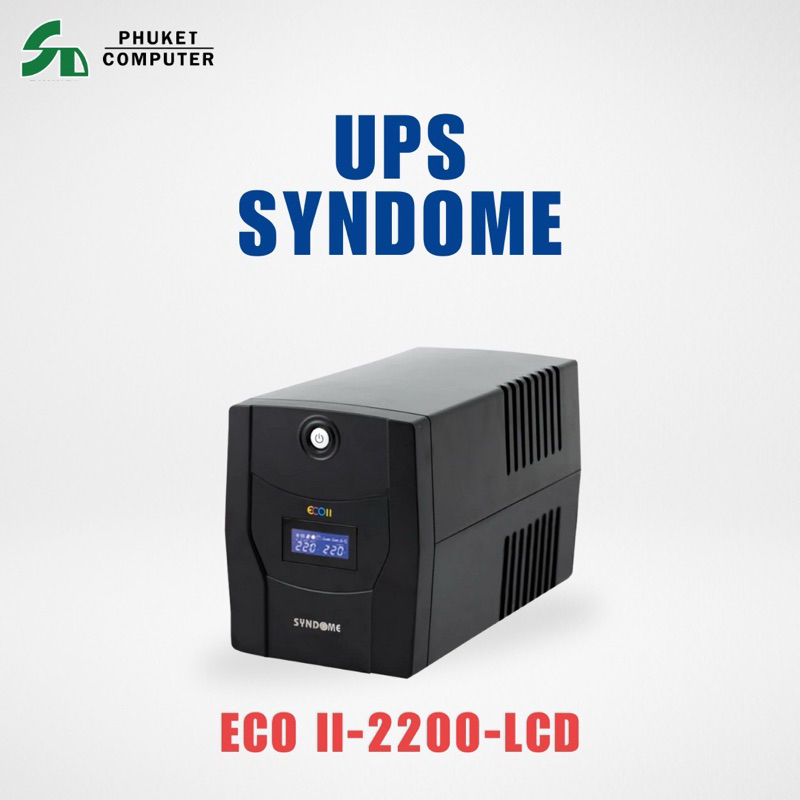 UPS 2000VA SYNDOME Eco II-2200-LCD