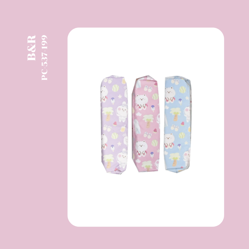 INS - กระเป๋าดินสอ ลายน่ารัก ใส่เครื่องเขียน เรียบง่าย ใช้สะดวก #PC196 - รูปที่ 5