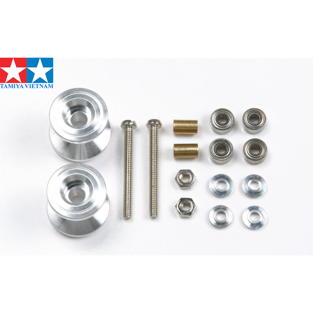 TAMIYA 15398 Jr Double Aluminum Rollers 13-12Mm