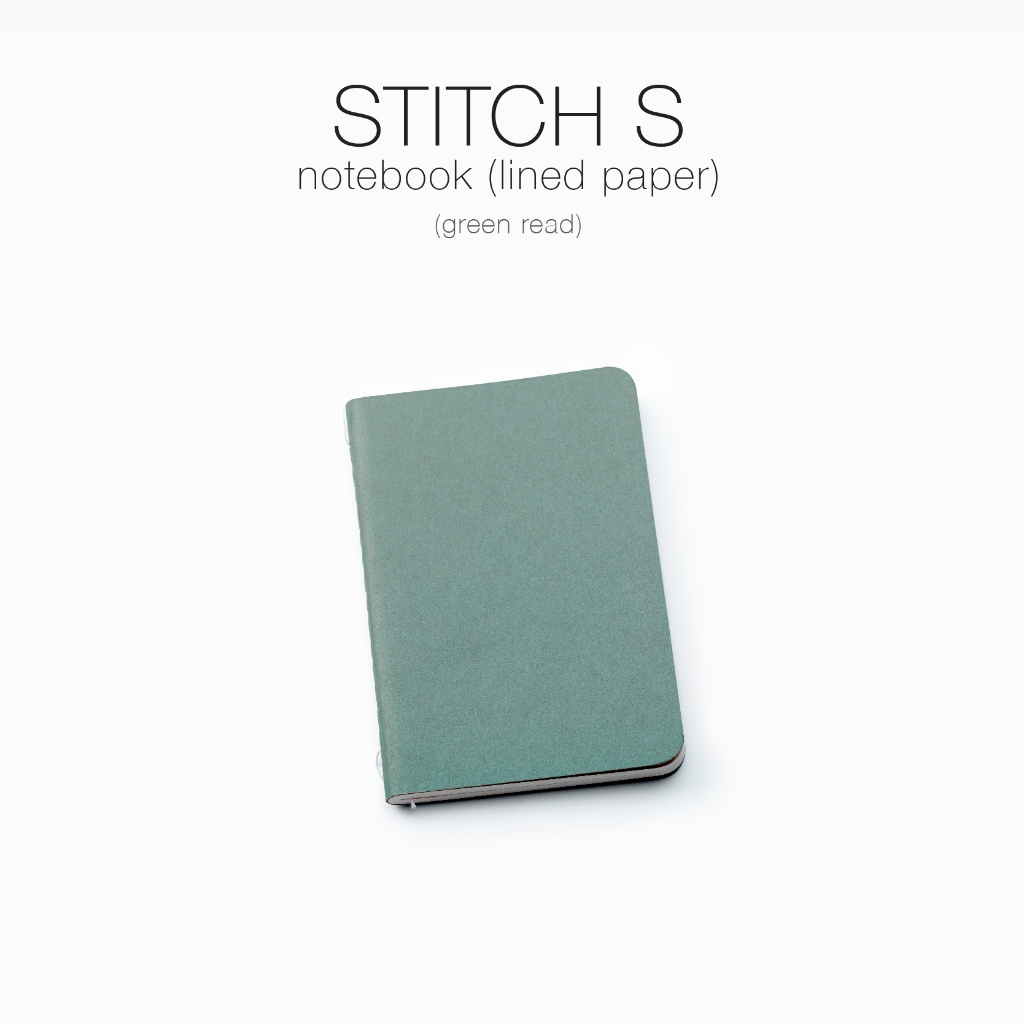 labrador Notebook stitch S (lined) green read สมุดโน๊ตแบบเย็บสันปก (มีเส้น) LPS031