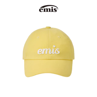 EMIS - APPLIQUE BALL CAP (BEIGE ,BLACK ,BLUE ,BLUE GRREN ,CREAM ,GREEN ,KHAKI ,LIGHT BLUE ,NAVY , PINK , RED ,YELLOW)