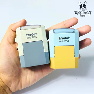 [มีตังตรายาง] ตรายางพกพา ตรายางหมึกในตัว Trodat T926 T1438 ชื่อ-ตำแหน่ง