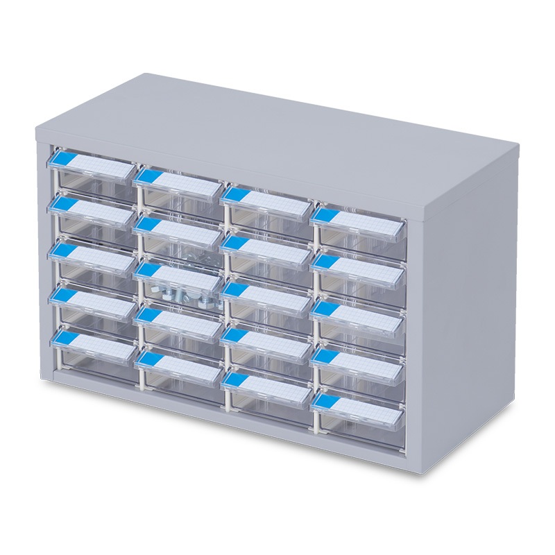 jenStore TOOLMAX ตู้ใส่กล่องอะไหล่ พร้อมกล่องอะไหล่ PS 20 ช่อง CD20