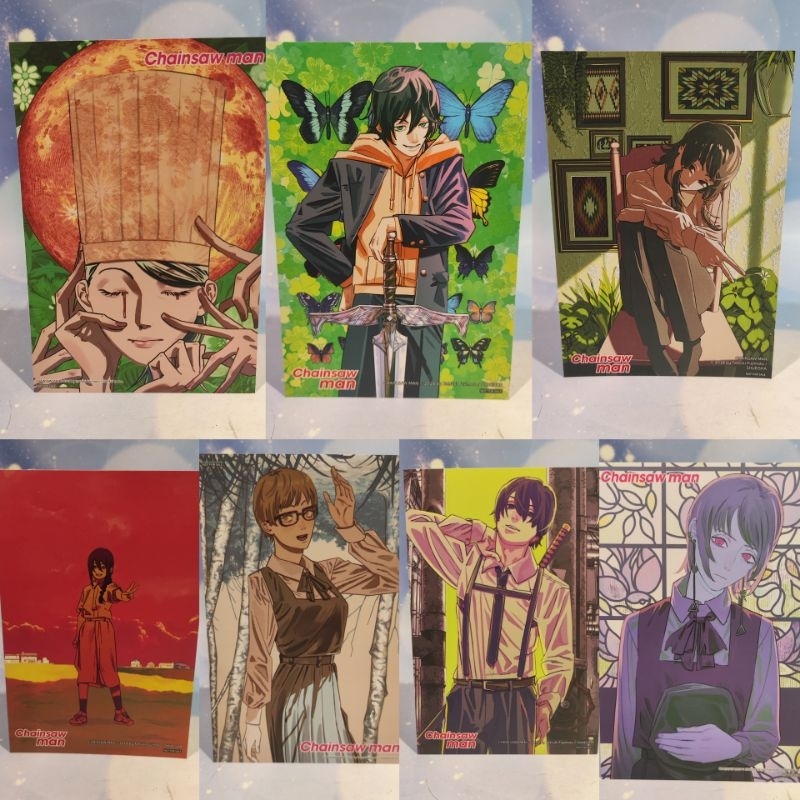 (ลิขสิทธิ์แท้) โปสการ์ด Chainsaw Man ประจำเล่มการ์ตูนสยาม