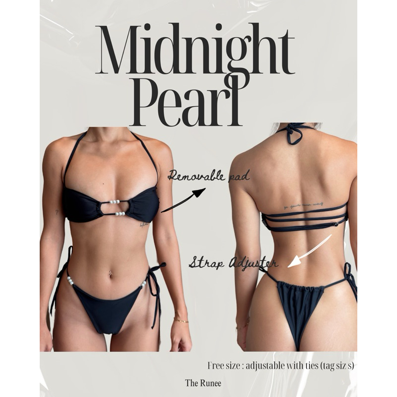 Midnight Pearl Bikini Set
