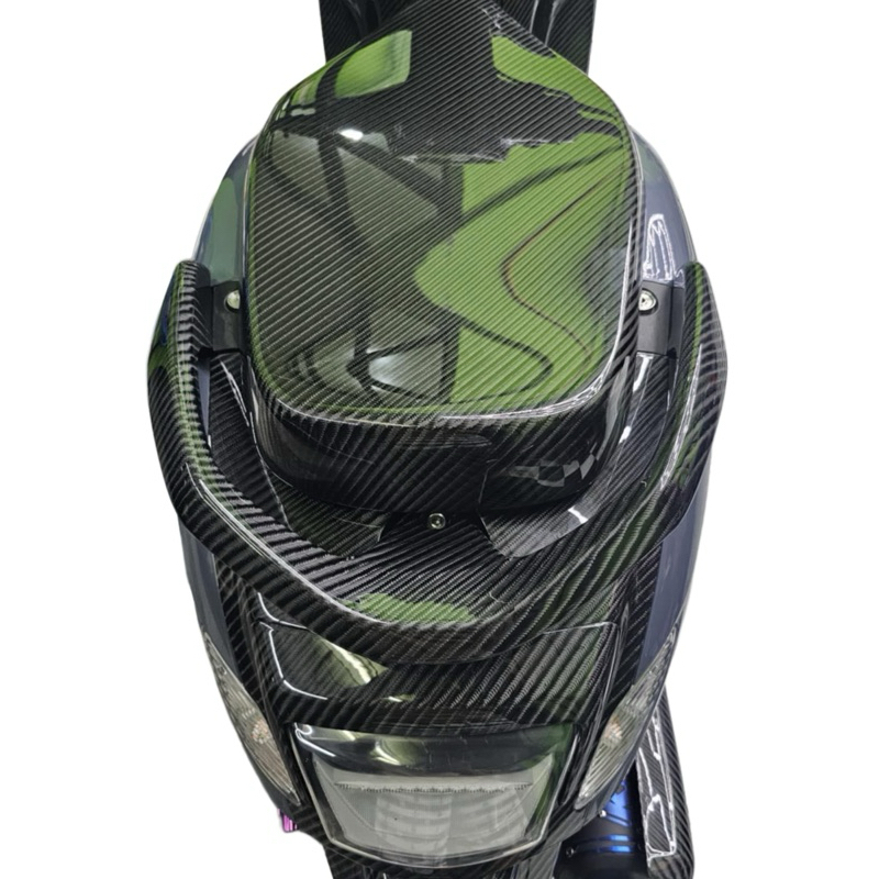 ครอบไฟท้ายใหญ่(ปิดตูดชุดสี)ลาย4PJcarbonผ้าแท้อะไหล่แท้เบิกศูนย์