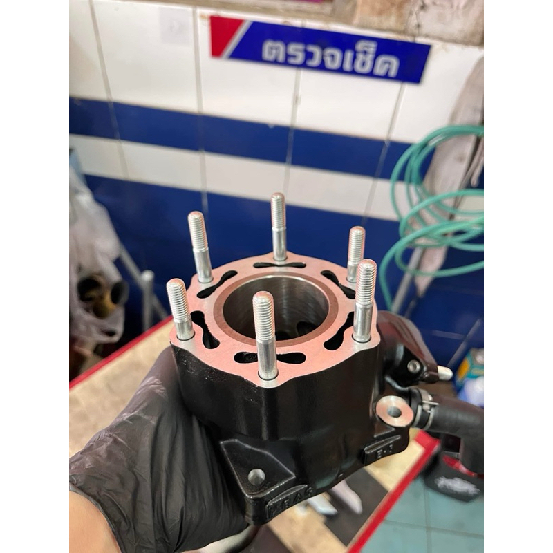 น๊อต เสาฝาสูบ 6ตัว เสาคอท่อ 2ตัว เสาเสื้อสูบ 4ตัว HONDA แดช Dash125 2T (แท้ศูนย์ฮอนด้า)